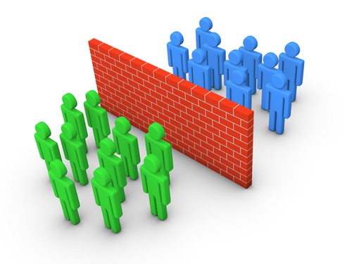 wall-between-two-groups-
