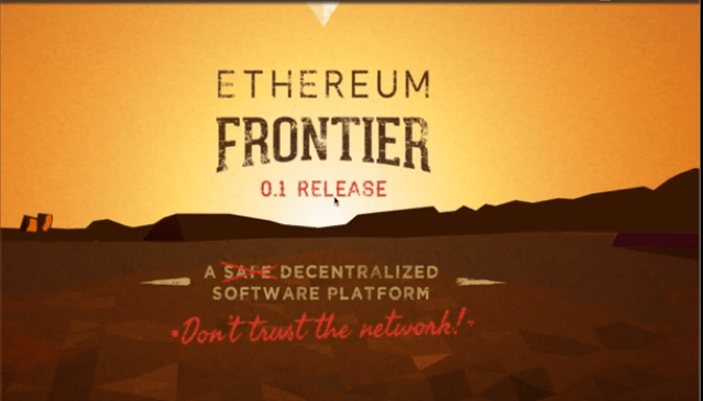 ethereum-frontier-installation