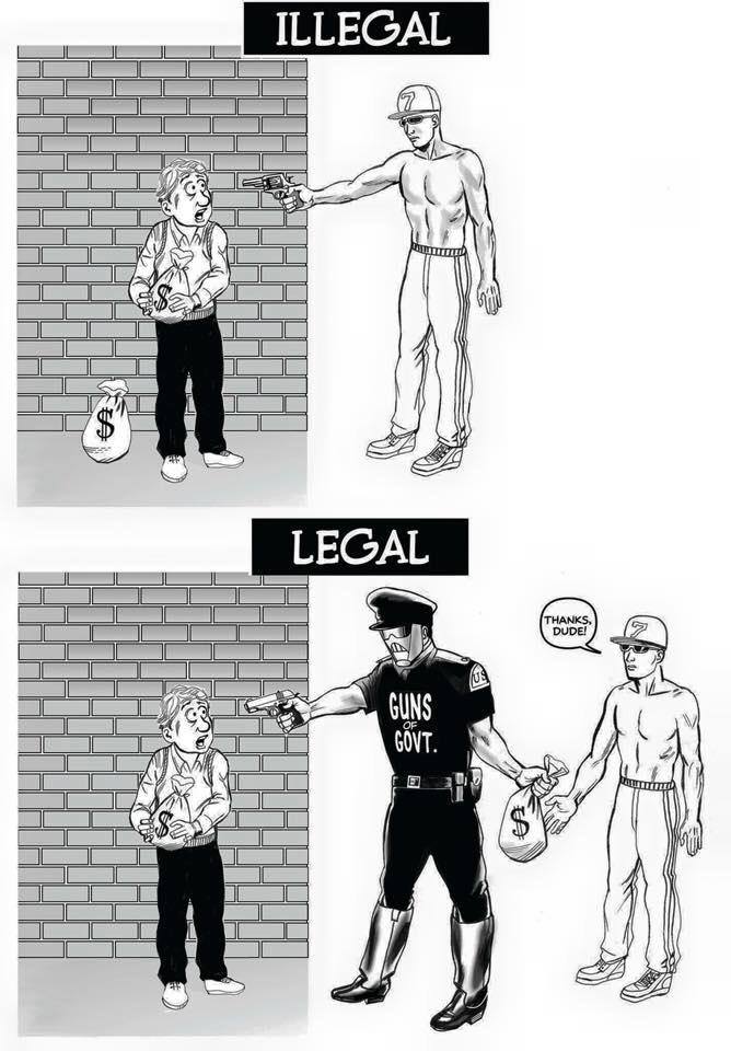 оружие гопота гопники государство легально нелегально грабеж воровство ограбление жертва чиновники закон преступник налог кошеле