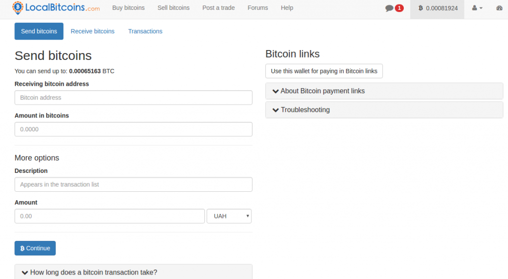 Обзор сайта LocalBitcoins.com