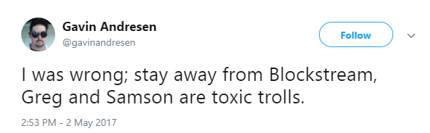 Gavin Andresen's post