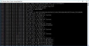 Bminer - новый быстрый майнер для алгоритма Equhash