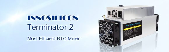 Компания Innosilicon анонсировала Terminator 2 Bitcoin ASIC Miner