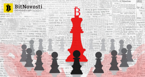 Доля биткойна на рынке криптовалют вновь превысила 45%