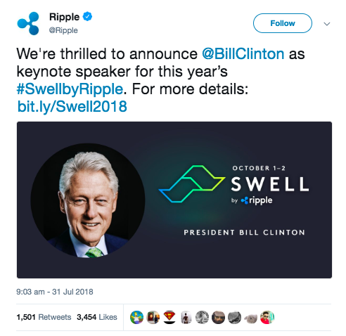 Ripple Билл Клинтон