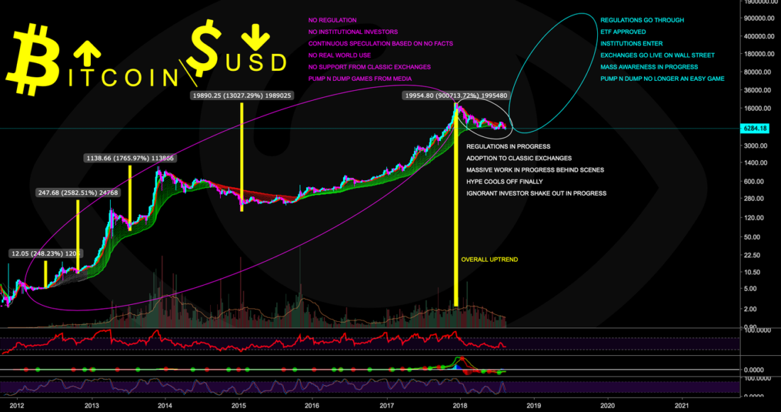 Топовый автор TradingView: Цену биткойна ждет приливная волна