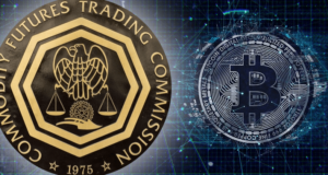логотип CFTC, биткоин