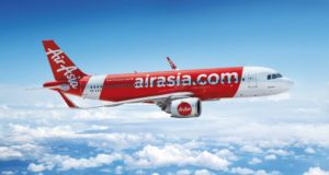 AirAsia, самолет, небо