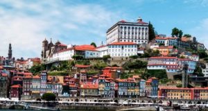 Португалия, город, море, лодки