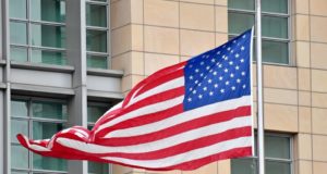 здание, флаг США