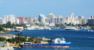 город, порт, море, Пуэрто-Рико