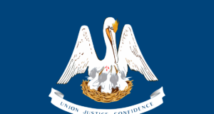 Штат Луизиана флаг