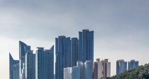 Южная Корея, Пусан, город, небоскрёбы