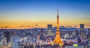 Япония, Токио, город, Токийская башня