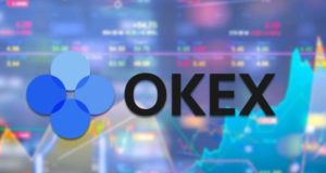 Логотип OKEx, график