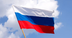 Флаг России, небо