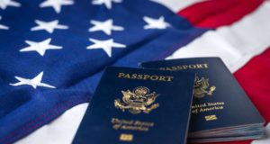 Паспорт, флаг США