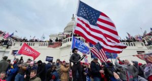 США, Капитолий, беспорядки, люди