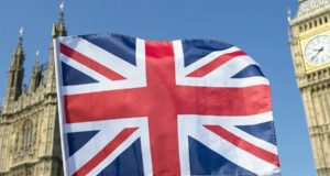 Флаг Великобритании, Лондон