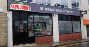 Papa John’s, Великобритания, улица, ресторан