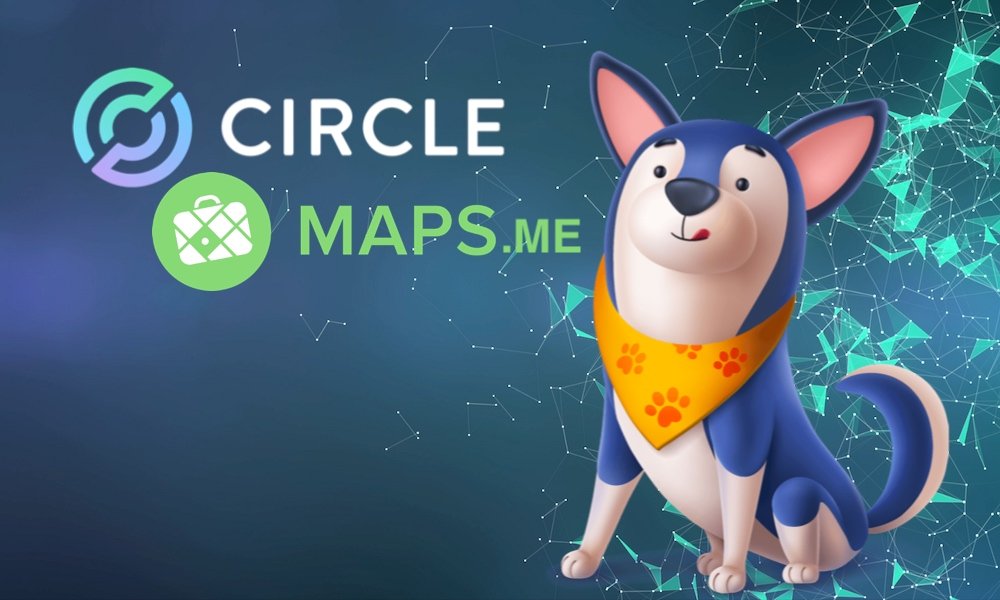 Логотип Maps.me, Circle