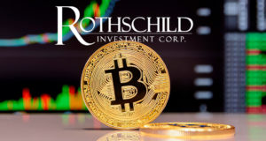 Логотип Rothschild Investment, биткоин, график