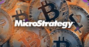 Логотип Microstrategy, биткоины,монеты