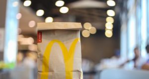 McDonalds, еда, пакет