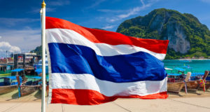 Флаг Таиланда, море