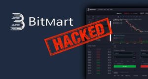 Логотип BitMart, взлом
