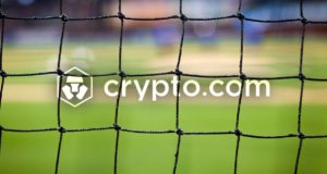 Логотип Crypto.com, футбол