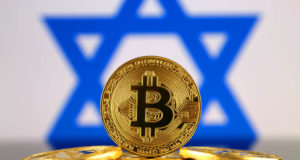 Флаг Израиля, биткоины, монеты