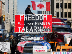 Канада, улица, протесты