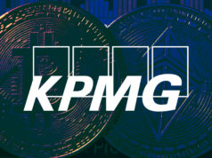 Логотип KPMG, биткоин, эфириум, монеты