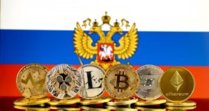 Флаг России, герб, криптовалюты