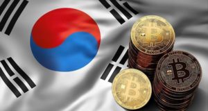 Флаг Эжной Кореи, биткоины, монеты