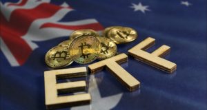 Флаг Австралии, биткоин, ETF