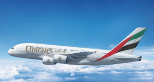 Emirates Airline, самолет, небо