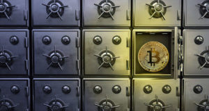 биткоин в сейфе