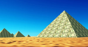 финансовая пирамида из долларов